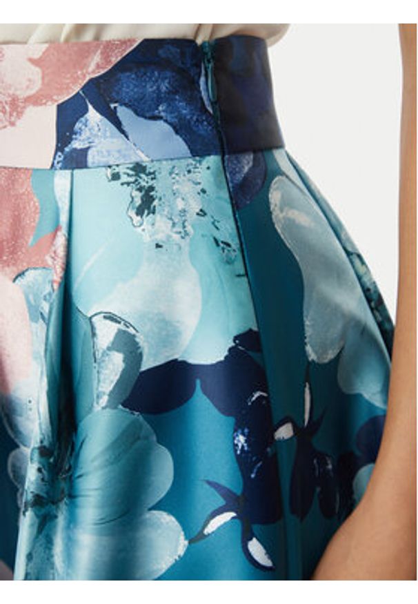 Rinascimento Spódnica trapezowa CFC0128630003 Niebieski Regular Fit. Kolor: niebieski. Materiał: syntetyk