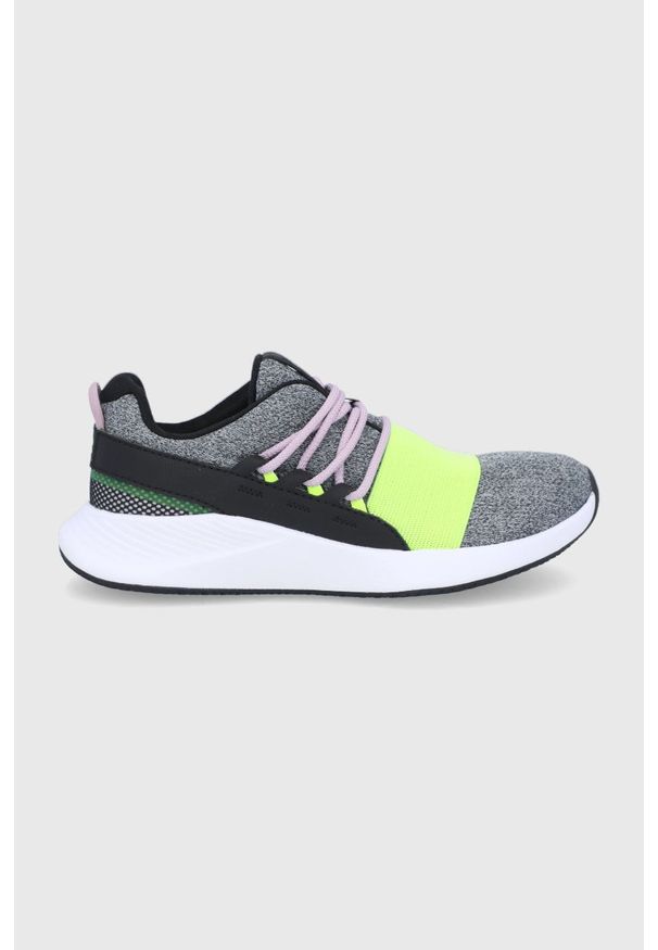 Under Armour - Buty UA W Charged Breathe Lace NM. Zapięcie: sznurówki. Kolor: czarny. Materiał: guma
