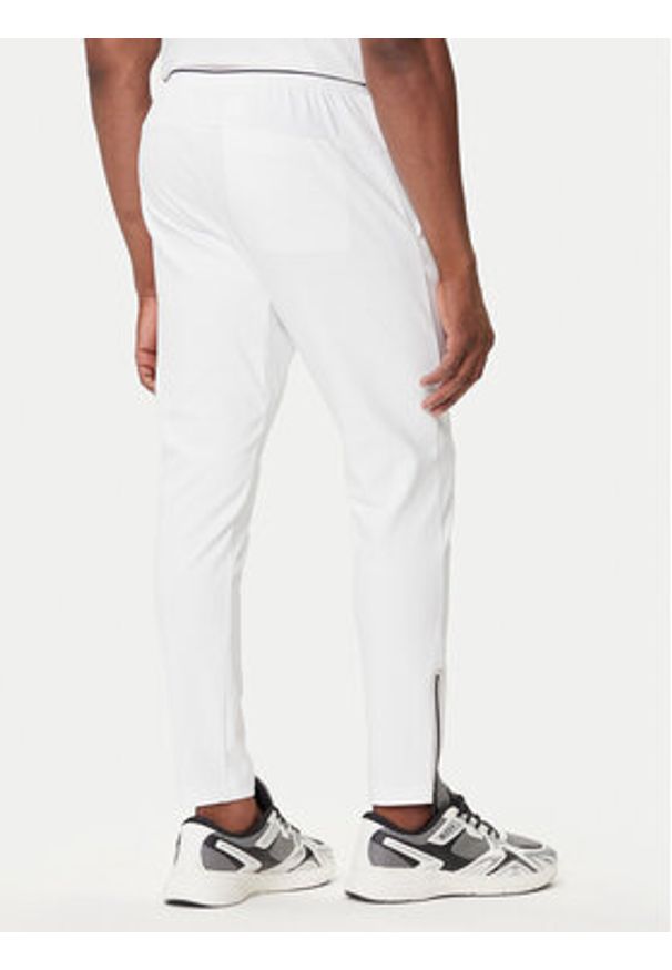 BOSS Spodnie dresowe Hicon 50542940 Biały Regular Fit. Kolor: biały. Materiał: syntetyk