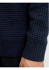 Jack & Jones Sweter Global 12287594 Granatowy Regular Fit. Kolor: niebieski. Materiał: syntetyk, bawełna #5