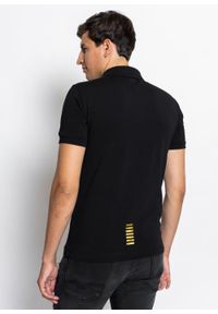 Koszulka męska Polo EA7 Emporio Armani (8NPF04 PJM5Z 0208). Okazja: na co dzień. Typ kołnierza: polo. Kolor: czarny. Materiał: bawełna. Styl: klasyczny, casual, sportowy #2
