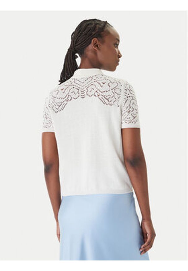 MAX&Co. Sweter MColonza 2616361043200 Écru Regular Fit. Kolor: kremowy. Materiał: bawełna