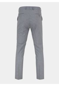 Pako Lorente - PAKO LORENTE – Szare spodnie garniturowe P22SF-6G-008-S-S. Kolor: szary. Materiał: poliester, wełna, elastan. Wzór: kratka #7