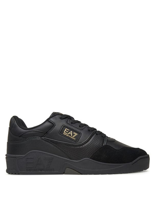 EA7 Emporio Armani Sneakersy X8X187 XK402 M701 Czarny. Kolor: czarny. Materiał: skóra