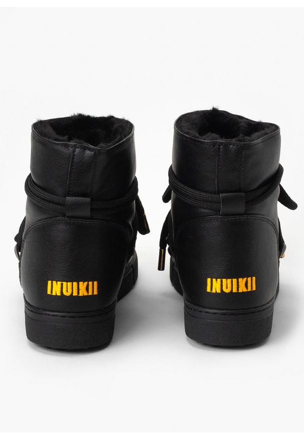 Inuikii - INUIKII GRAPE Śniegowce damskie. Okazja: na co dzień, na spacer, do pracy. Kolor: czarny. Styl: casual