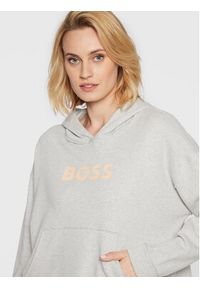 BOSS - Boss Bluza C_Eshina 50472199 Szary Relaxed Fit. Kolor: szary. Materiał: bawełna