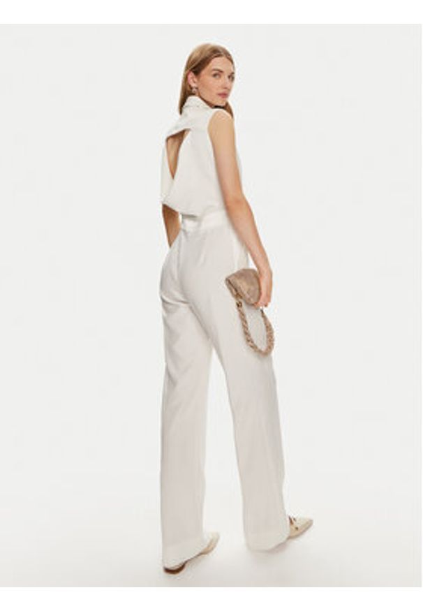 Fracomina Kombinezon FQ24SO2001W42901 Biały Regular Fit. Kolor: biały. Materiał: syntetyk