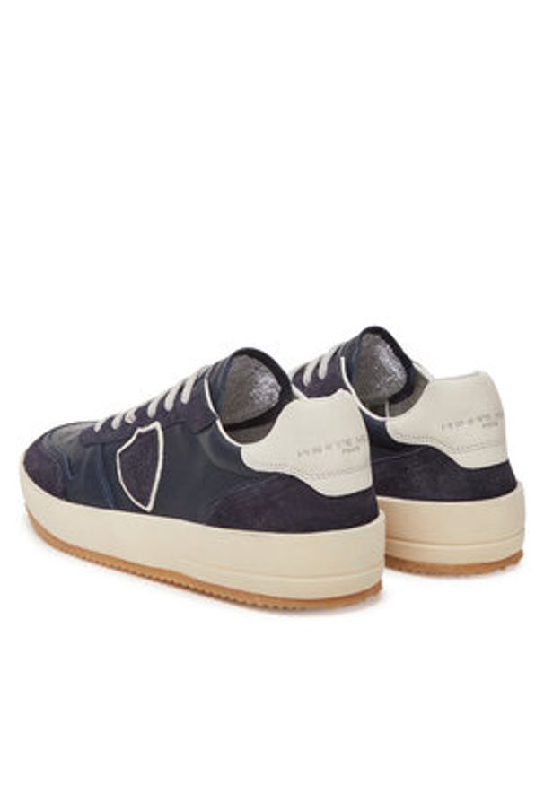 Philippe Model Sneakersy A006960 VNLU WX02 Granatowy. Kolor: niebieski. Materiał: skóra