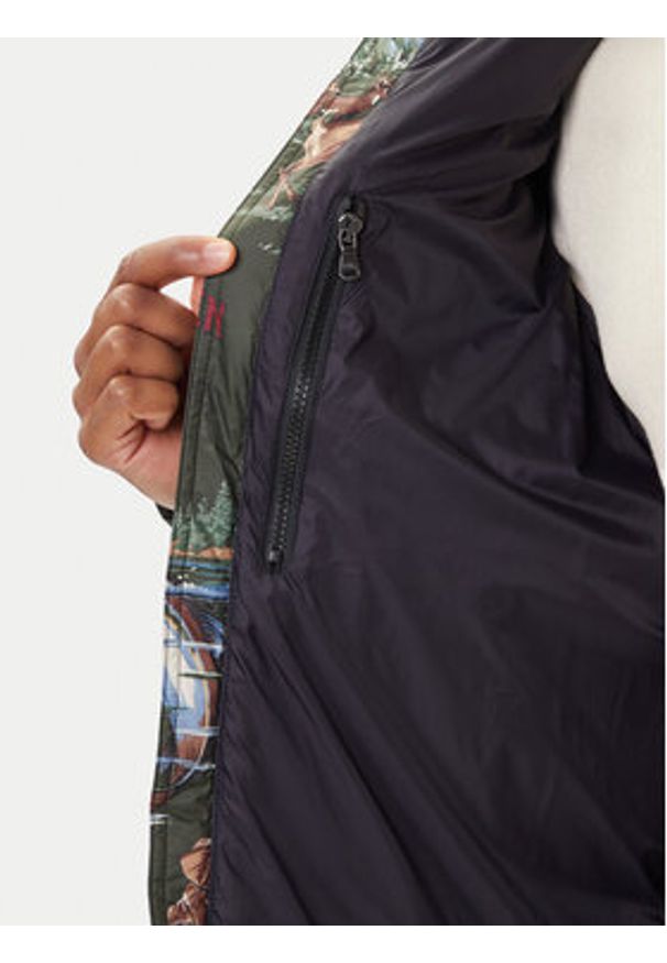 Polo Ralph Lauren Kurtka puchowa 710977071001 Zielony Regular Fit. Typ kołnierza: polo. Kolor: zielony. Materiał: syntetyk