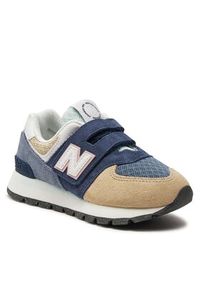 New Balance Sneakersy PV574DN2 Niebieski. Kolor: niebieski. Materiał: zamsz, skóra. Model: New Balance 574