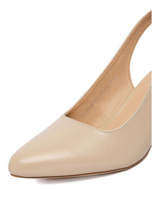 Lasocki Czółenka CEO-WB-LUMI-02 Beżowy. Kolor: beżowy. Materiał: skóra