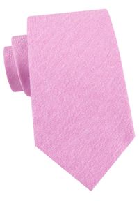 Męski Krawat Alties - Jasny Róż, Delikatny Melanż. Kolor: różowy. Materiał: tkanina. Wzór: melanż. Styl: wizytowy, elegancki #1