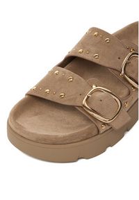 DeeZee Klapki CEO-HY35011-1 Beżowy. Kolor: beżowy. Materiał: materiał #3