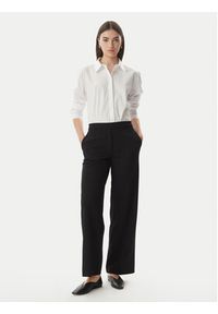 Calvin Klein Koszula LV044F136G Biały Regular Fit. Kolor: biały. Materiał: bawełna #4