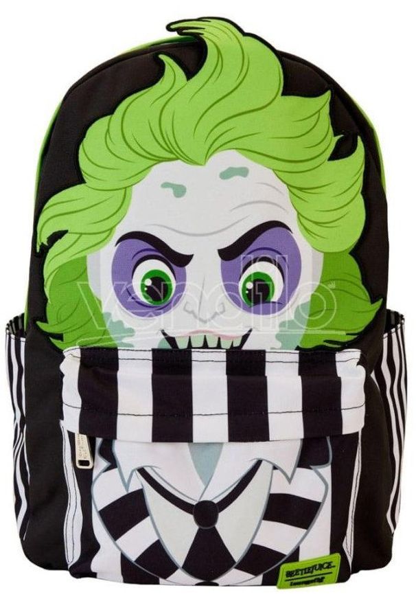 Funko Pop - Loungefly Beetlejuice nylon backpack 43cm. Materiał: nylon