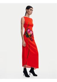 Desigual Sukienka codzienna Reims 25SWVW07 Czerwony Regular Fit. Okazja: na co dzień. Kolor: czerwony. Materiał: wiskoza. Typ sukienki: proste. Styl: casual #1