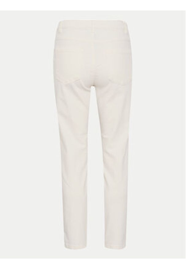Kaffe Jeansy Zelina 10506253 Écru Slim Fit. Kolor: kremowy