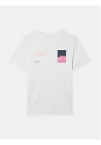 4f - 4F T-Shirt 4FWSS24TTSHM1289 Biały Regular Fit. Kolor: biały. Materiał: bawełna #4