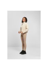 Kurtka damska Urban Classics corduroy puffer-grandes tailles. Kolor: biały. Materiał: sztruks, puch #1