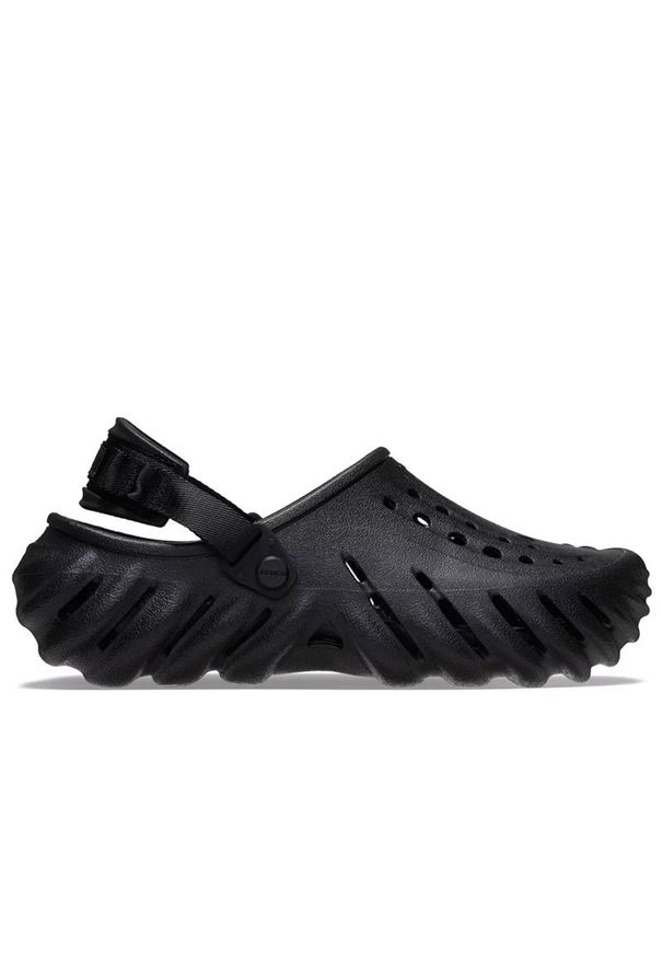 Klapki unisex Crocs X-Echo Clog 207937-001 - czarne. Kolor: czarny. Materiał: materiał. Sezon: lato