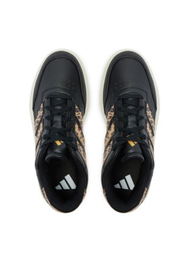 Adidas - adidas Sneakersy Courtblock IH0045 Czarny. Kolor: czarny. Materiał: skóra