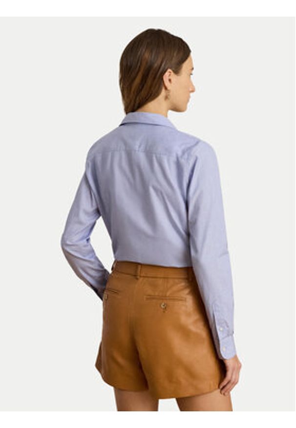 Lauren Ralph Lauren - LAUREN RALPH LAUREN Koszula 200940254002 Błękitny Straight Fit. Kolor: niebieski. Materiał: bawełna