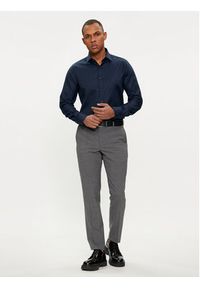 Michael Kors Koszula MD0DS01032 Granatowy Slim Fit. Kolor: niebieski. Materiał: bawełna #2