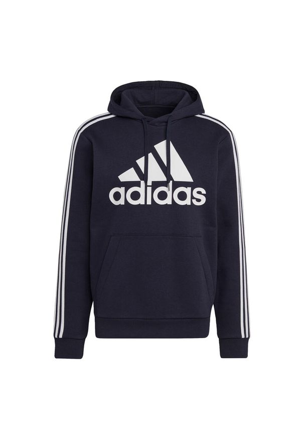 Adidas - Bluza męska adidas Essentials Hoodie. Kolor: niebieski, wielokolorowy, biały. Sport: fitness