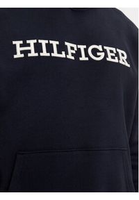 TOMMY HILFIGER - Tommy Hilfiger Bluza Monotype Embro MW0MW33062 Granatowy Regular Fit. Kolor: niebieski. Materiał: syntetyk #5