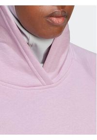 Adidas - adidas Bluza ALL SZN Fleece HN4214 Różowy Loose Fit. Kolor: różowy. Materiał: bawełna
