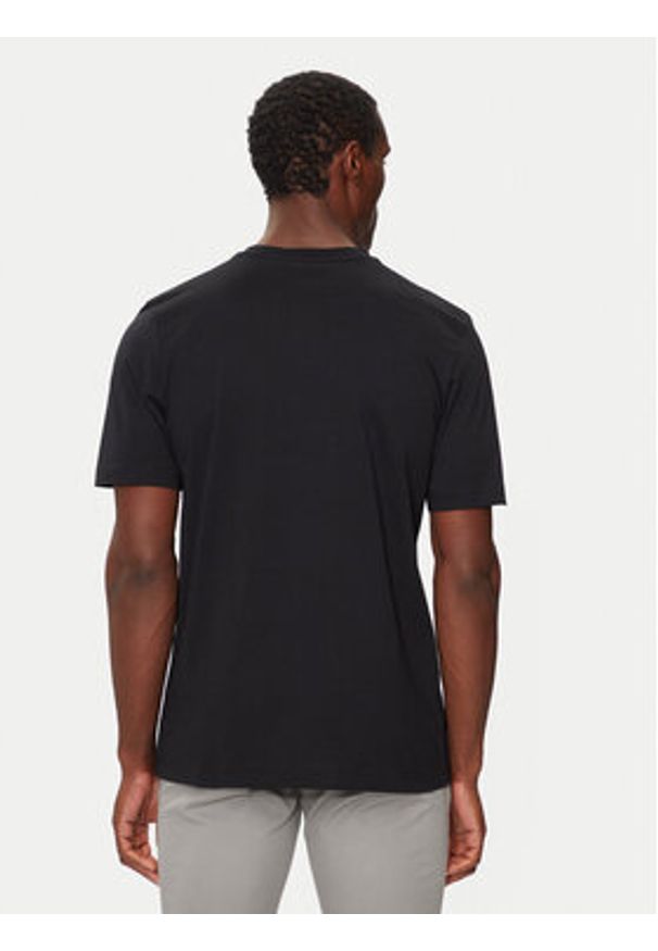 BOSS - Boss T-Shirt Tee 1 50512866 Czarny Regular Fit. Kolor: czarny. Materiał: bawełna