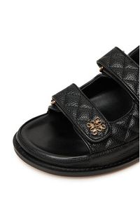 Nine West Klapki V1557-703-1 Czarny. Kolor: czarny. Materiał: materiał, syntetyk #5
