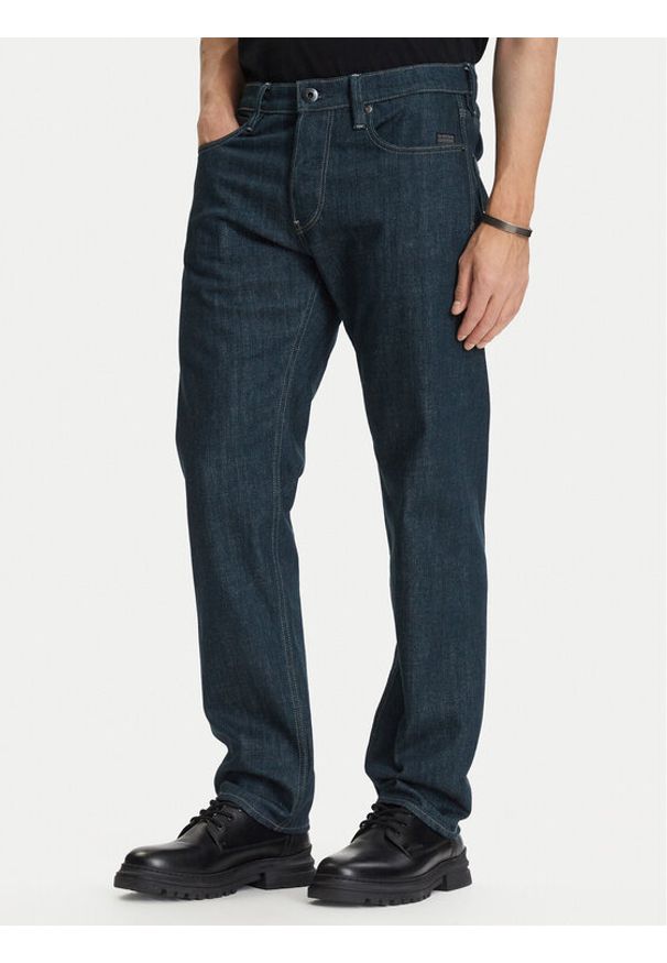 G-Star RAW - G-Star Raw Jeansy Streem D28534-E541 Granatowy Tapered Fit. Kolor: niebieski
