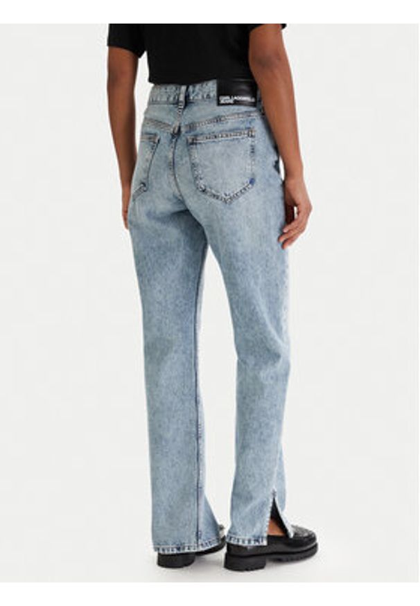 Karl Lagerfeld Jeans Jeansy B1W10070 Niebieski Straight Fit. Kolor: niebieski
