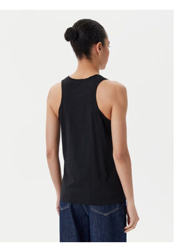 Pinko - PINKO Top Noel 105269 A2ME Czarny Regular Fit. Kolor: czarny. Materiał: bawełna