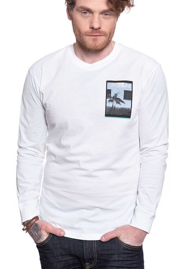 Lee - LEE LS GRAPHIC CREW BRIGHT WHITE L63DFELJ 112114991