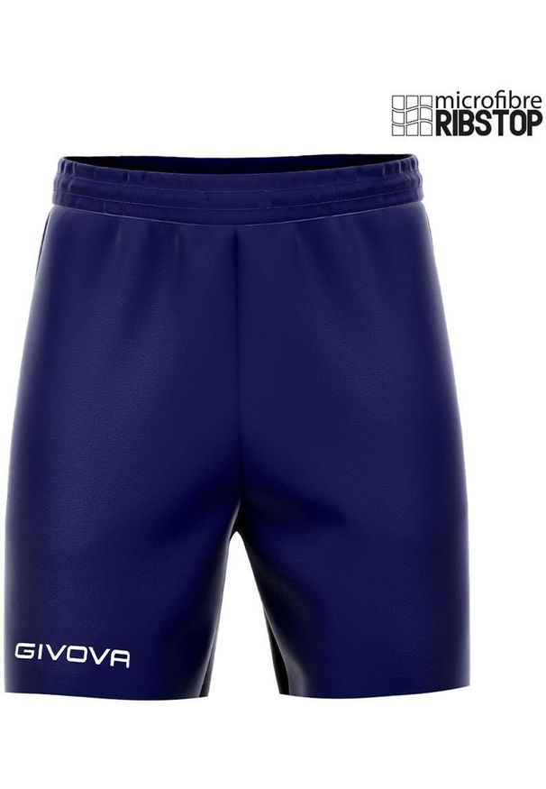 Spodenki Sportowe Givova Navy XL - Oddychające i Elastyczne. Kolor: niebieski. Materiał: mikrofibra, poliester. Sport: piłka nożna