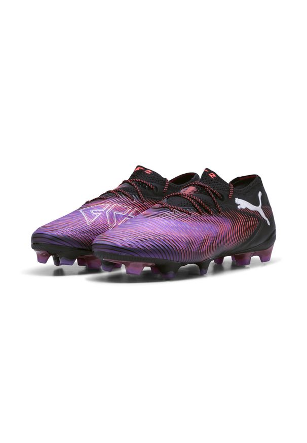 Puma - Buty piłkarskie FUTURE 8 ULTIMATE FG niskie PUMA. Kolor: czerwony, czarny, wielokolorowy, biały. Sport: piłka nożna