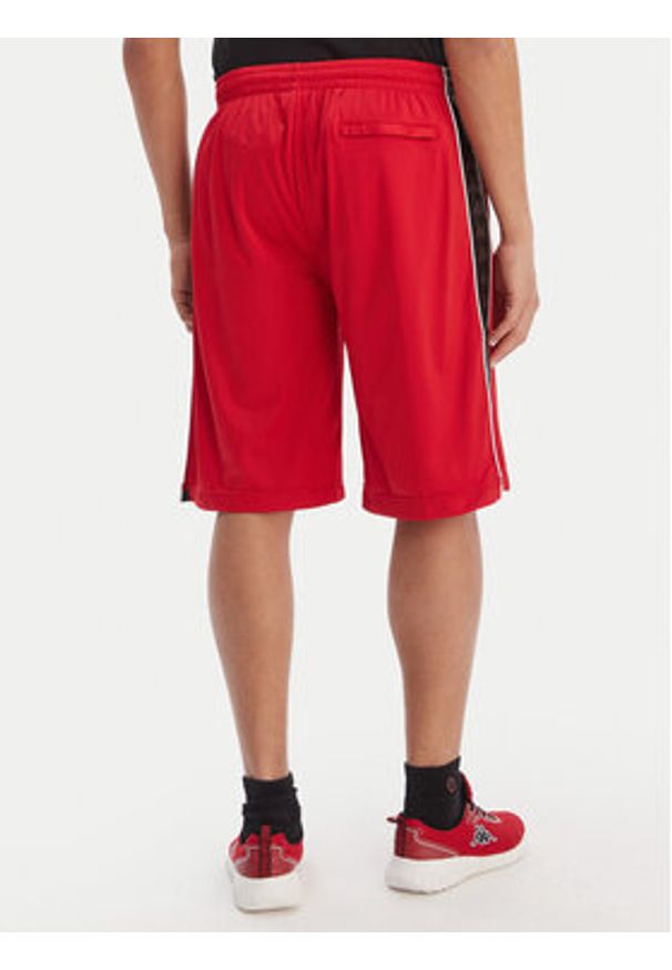 Kappa Szorty sportowe Banda Treadwellz 304KQ20 Czerwony Regular Fit. Kolor: czerwony. Materiał: syntetyk. Styl: sportowy