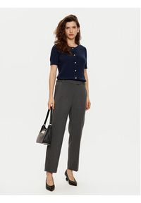 TOMMY HILFIGER - Tommy Hilfiger Kardigan WW0WW43958 Granatowy Regular Fit. Kolor: niebieski. Materiał: wełna #3