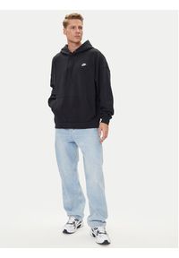 Nike Bluza Terry HJ1816 Czarny Oversize. Kolor: czarny. Materiał: bawełna #2
