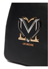 Love Moschino - LOVE MOSCHINO Plecak JC4331PP0LKN0000 Czarny. Kolor: czarny. Materiał: skóra #5