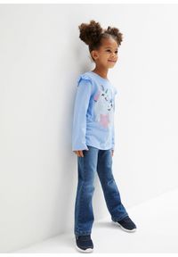 bonprix - Dżinsy bootcut ze średnim stanem i elastyczną gumką w talii. Kolor: niebieski #3