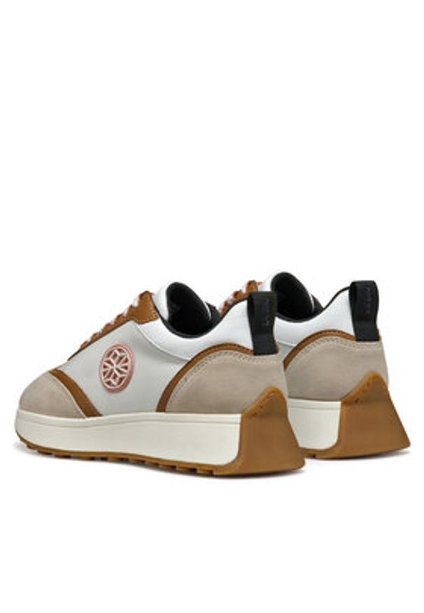 Geox Sneakersy D Amabel D55MDA 022FU CH61Z Beżowy. Kolor: beżowy. Materiał: materiał