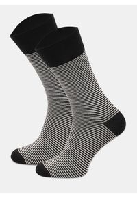 Pako Lorente - PAKO LORENTE - Zestaw skarpet męskich szaro-czarny. Kolor: szary, czarny, wielokolorowy. Materiał: poliester, elastan, bawełna #8