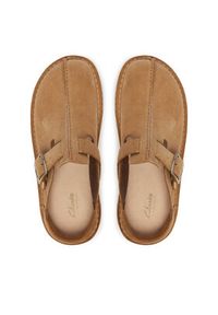 Clarks Klapki Solsbury Mule. 26184168 Brązowy. Kolor: brązowy. Materiał: skóra, zamsz #3