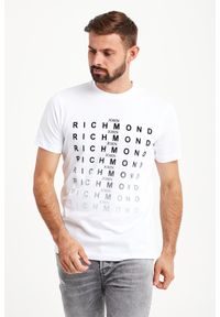 John Richmond - T-shirt Genna JOHN RICHMOND. Materiał: bawełna. Wzór: nadruk, napisy. Styl: elegancki