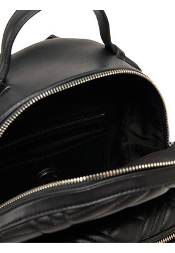 Love Moschino - LOVE MOSCHINO Plecak JC4148PP1MLA000B Czarny. Kolor: czarny. Materiał: skóra