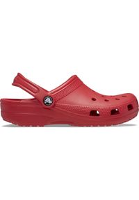 Crocs Clásico Zueco. Kolor: czerwony. Styl: sportowy