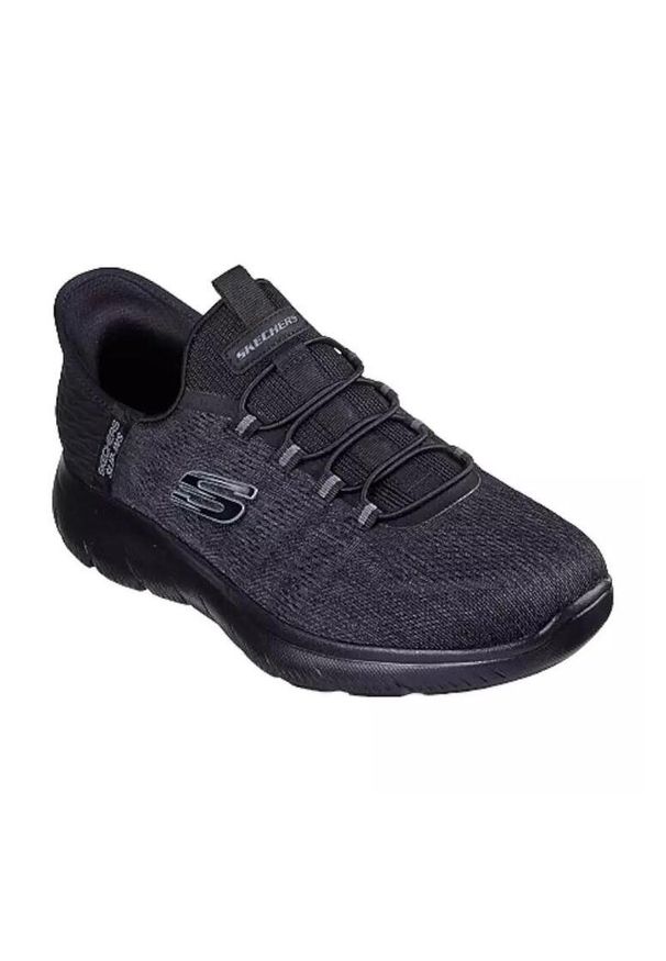 skechers - Buty do chodzenia męskie Skechers 232469CCBK. Kolor: czarny, szary. Materiał: materiał, syntetyk. Szerokość cholewki: normalna. Sport: turystyka piesza
